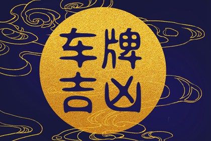 车牌数字与现代
